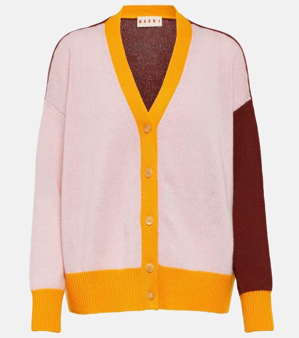 <p><a href="https://go.redirectingat.com?id=74968X1596630&url=https%3A%2F%2Fwww.mytheresa.com%2Fus%2Fen%2Fwomen%2Fmarni-color-blocked-cashmere-cardigan-multicoloured-p00803114%3Frrec%3Dtrue&sref=https%3A%2F%2F" rel="nofollow noopener" target="_blank" data-ylk="slk:Shop Now;elm:context_link;itc:0;sec:content-canvas" class="link ">Shop Now</a></p><p>Color-blocked Cardigan</p><p>mytheresa.com</p><p>$875.00</p>