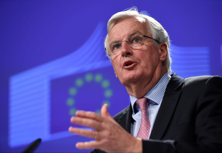 EU Brexit negotiator Michel Barnier says the "the clock is ticking" for a settlement