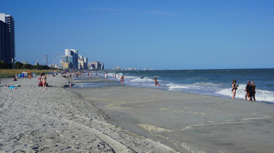 Myrtle Beach Boardwalk is an instantly recognizable landmark along the shore.