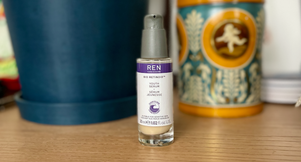 I've noticed a major change in my skin when this serum is consistently in my routine (Photo via Krista Thurrott)