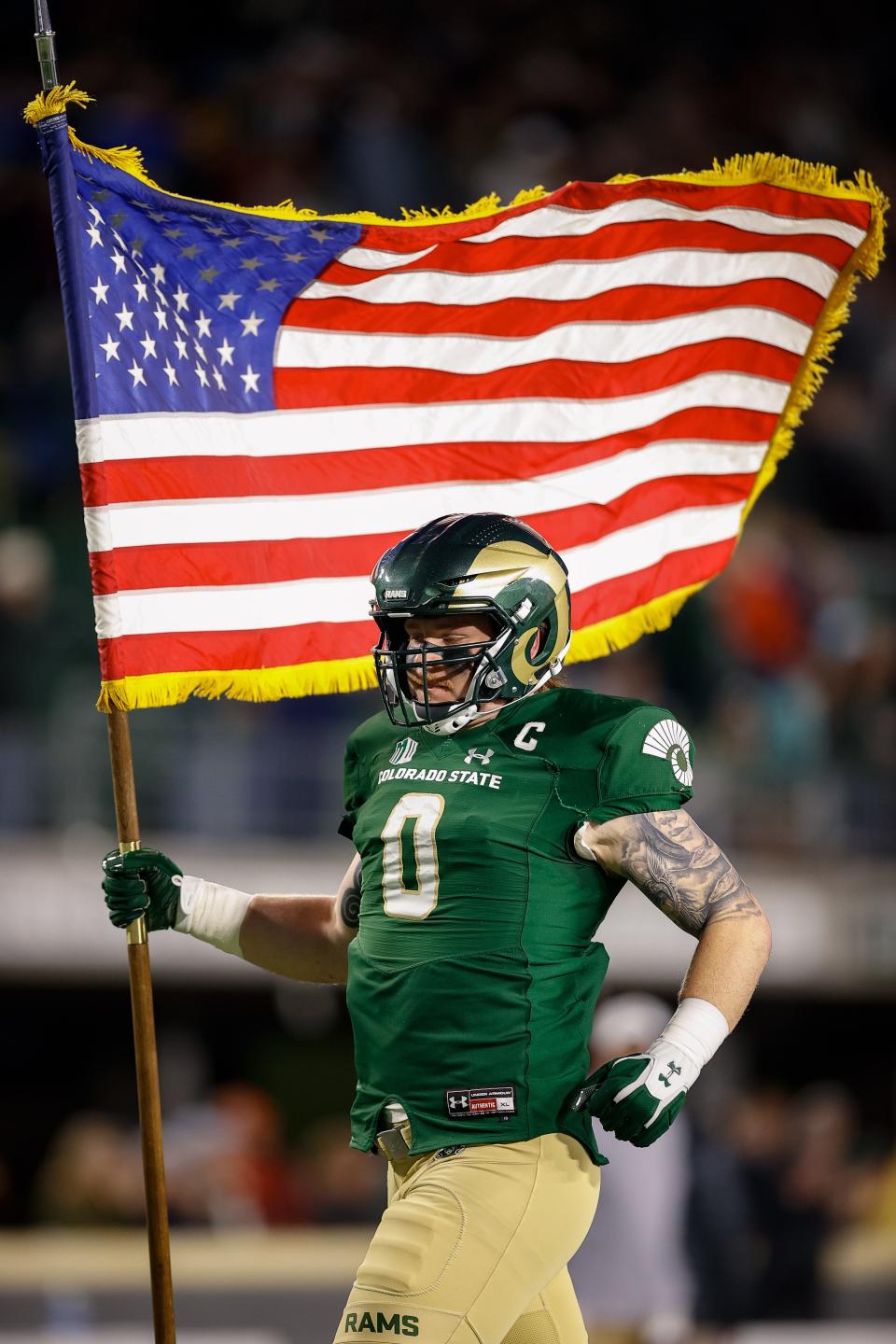 CSU football player Toby McBride plays his final game as a Ram Saturday night.