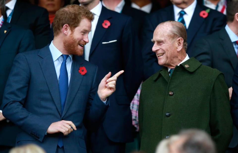 Prince Harry says Prince Philip was a good listener  (Getty Images)