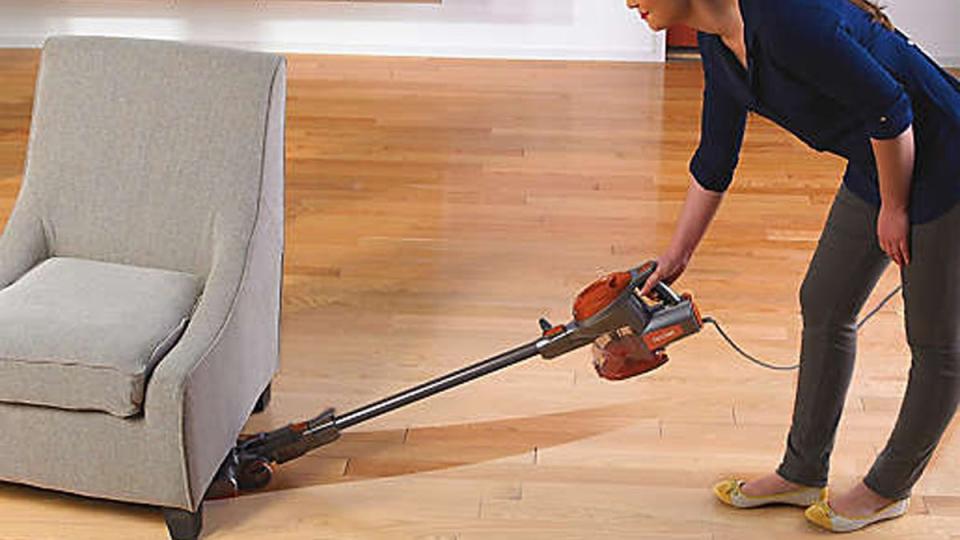 This Shark Rocket vacuum is lightweight and can adapt to different floor types.