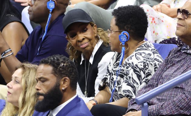 Gladys Knight at the U.S. Open this week, one of the many celebrities cheering on Williams. (Photo: Jean Catuffe via Getty Images)