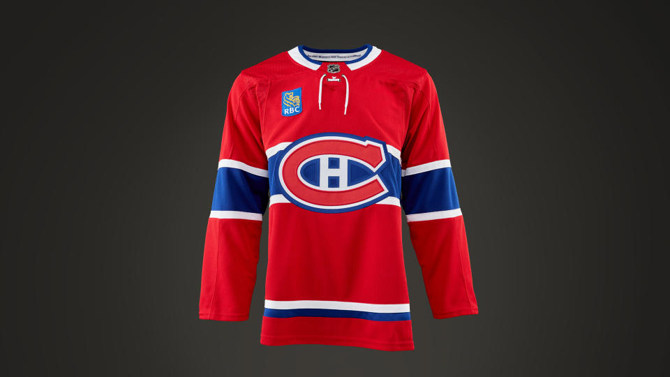 The Montreal Canadiens revealed their newest captain on Monday, but the organization caught some flak for a less-welcome addition to the team's sacred jersey. (Montreal Canadiens)