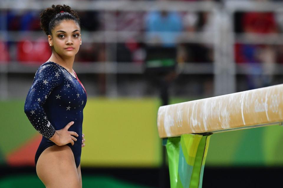 <p>Laurie Hernandez competed in her first Olympics in 2016 as a member of the team dubbed the Final Five. Hernandez ultimately took home a gold medal with her team. </p>