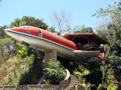 <p>The sky’s the limit for this hotel, which is made out of a 1965 Boeing 727. In its former life the plane flew passengers to South Africa and Colombia, but now it’s been converted into a two-room suite that juts out from the jungle canopy and features air conditioned ensuites and an outdoor terrace with sea views. From £225 per night. [Photo: Costa Verde] </p>