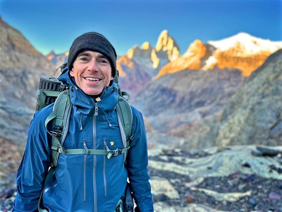 Simon Reeve in Patagonia (BBC/The Garden/Piers Leigh)