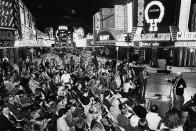 <p>Filmmaker Francis Ford Coppola unveils the indoor recreation of the Las Vegas strip inside a Los Angeles movie studio. The Sin City replica was built for his film <em>One From the Heart</em>.</p>