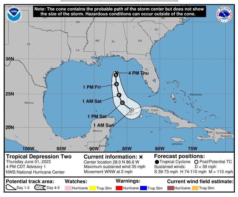 Tropical Depression Two