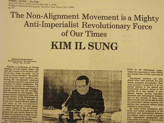 non aligned movement dprk1