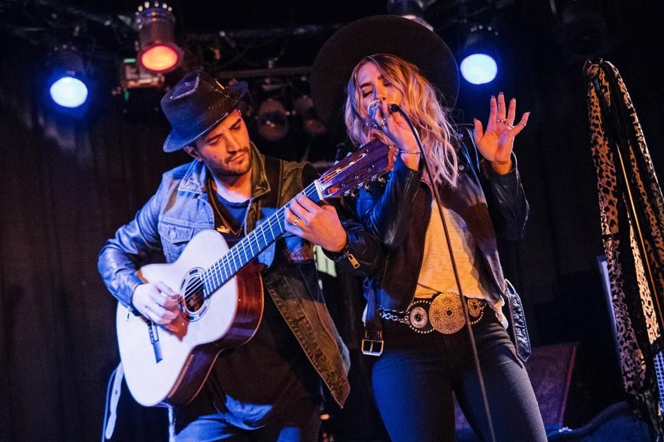 WEST HOLLYWOOD, CA - JANUARY 08: Mark Ballas and BC Jean of 'Alexander Jean' perform live at The Viper Room on January 8, 2016 in West Hollywood, California. (Photo by Emma McIntyre/Getty Images)