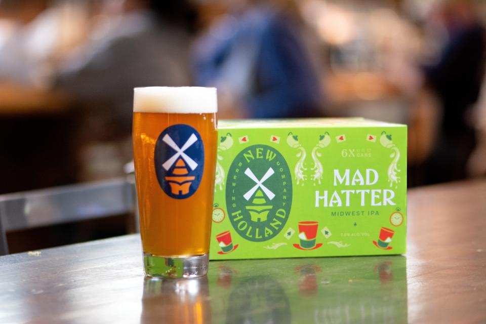 Mad Hatter, a Midwest IPA from New Holland Brewing Co.