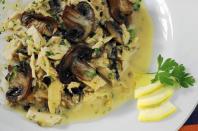 <p>Chicken piccata is the perfect <a href="https://www.thedailymeal.com/recipes-weeknight-dinners-simple?referrer=yahoo&category=beauty_food&include_utm=1&utm_medium=referral&utm_source=yahoo&utm_campaign=feed" rel="nofollow noopener" target="_blank" data-ylk="slk:dinner option for busy weeknights;elm:context_link;itc:0;sec:content-canvas" class="link ">dinner option for busy weeknights</a>. In this version, mushrooms and chicken are cooked in a sauce made with lemon juice, chicken broth, capers and heavy cream. Enjoy the dish as is or serve it over a bed of rice like this recipe suggests.</p> <p><a href="https://www.thedailymeal.com/recipes/chicken-piccata-with-rice?referrer=yahoo&category=beauty_food&include_utm=1&utm_medium=referral&utm_source=yahoo&utm_campaign=feed" rel="nofollow noopener" target="_blank" data-ylk="slk:For the Chicken Piccata With Rice recipe, click here.;elm:context_link;itc:0;sec:content-canvas" class="link ">For the Chicken Piccata With Rice recipe, click here.</a></p>