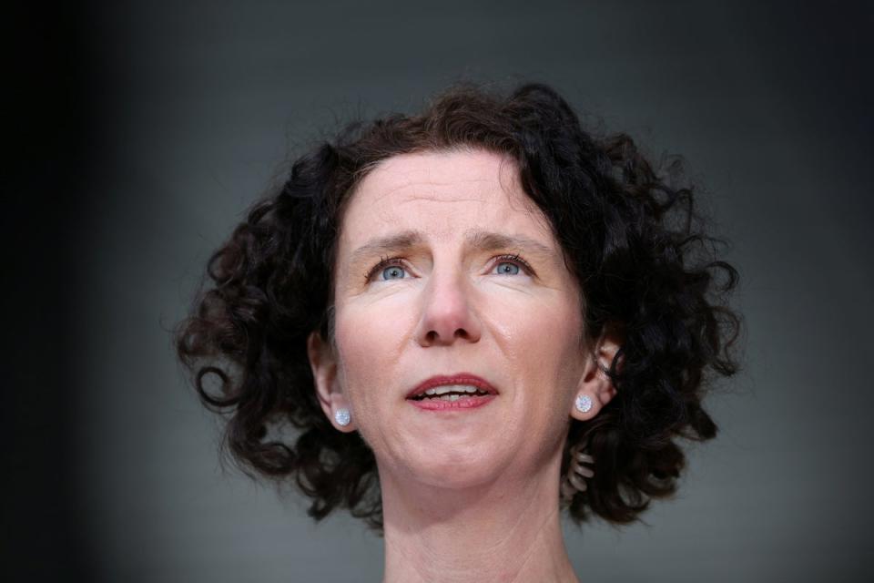 Anneliese Dodds said the PM was ‘arrogant’ or simply ‘does not expect to be in post much longer’ (REUTERS)