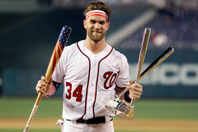 Bryce Harper showed up to the Home Run Derby with a D.C. headband and  amazing cleats