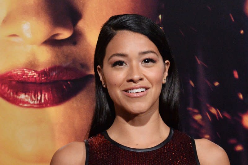 Gina Rodriguez stars in the romantic comedy "Players. File Photo by Jim Ruymen/UPI