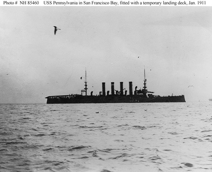 U.S.S. Pennsylvania, ACR-4. U.S. (Naval History and Heritage Command Photograph)