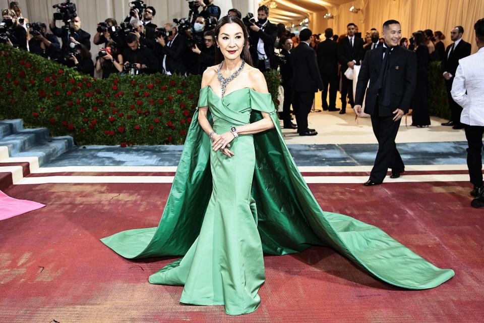 Michelle Yeoh attends the 2022 Met Gala.