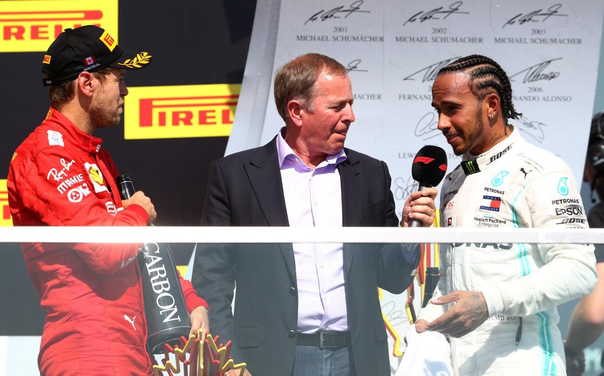 Martin Bundle and Lewis Hamilton - Formula 1 to remain off terrestrial TV until 2029 as Sky sign new exclusive deal - GETTY IMAGES