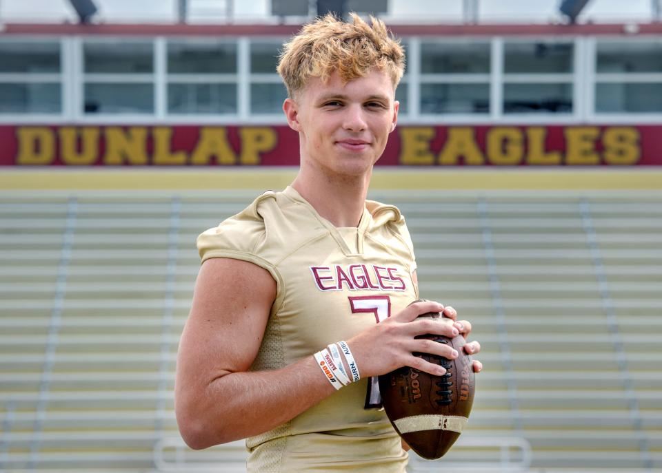 Dunlap junior Mack Sutter has so far received scholarship offers to play football at nearly three dozen major universities across the country.