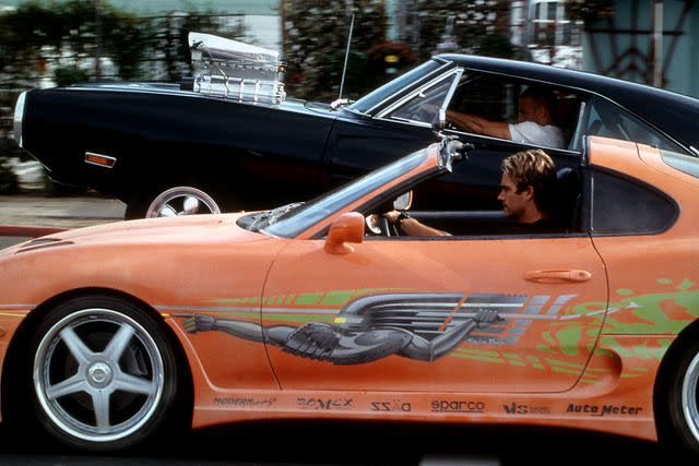 <p>Universal/Getty Images</p> Vin Diesel (top) and Paul Walker in 'The Fast and the Furious'