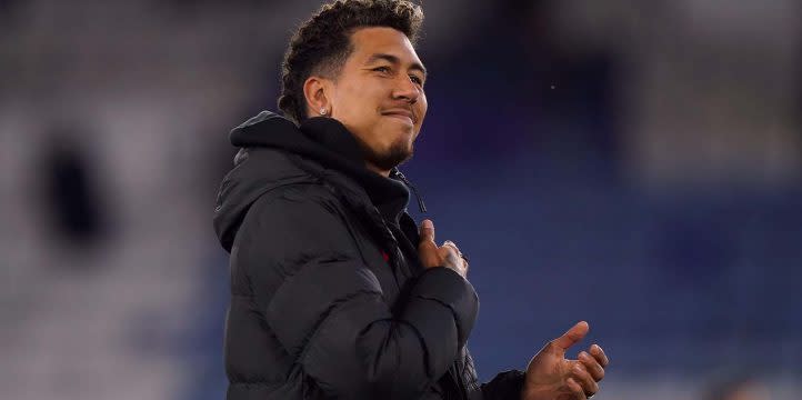 Liverpool&#39;s Roberto Firmino after the Premier League match at the King Power Stadium, Leicester. Picture date: Monday May 15, 2023. Credit: Alamy