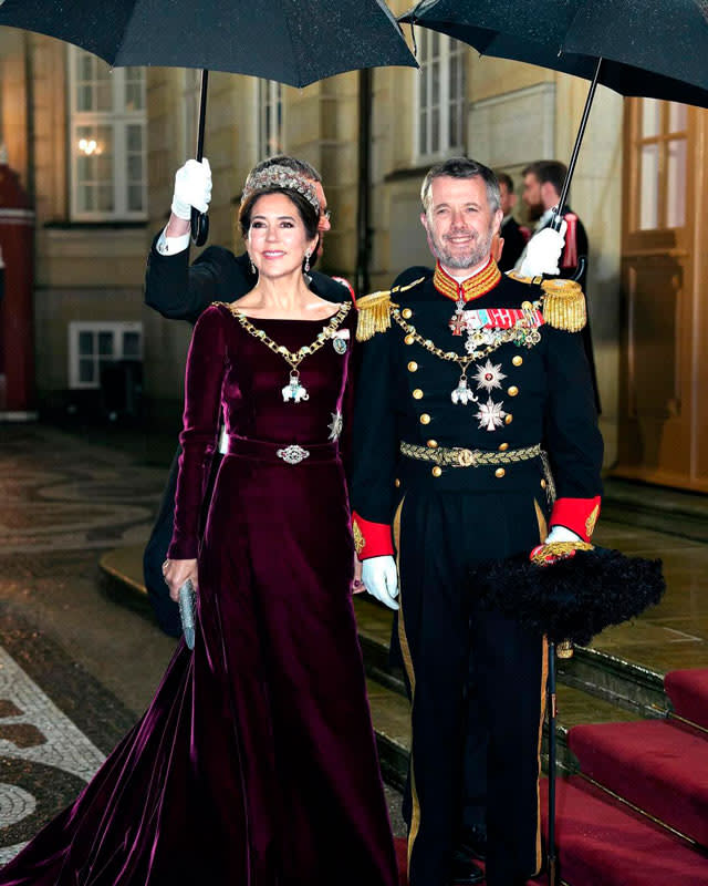 Federico y Mary de Dinamarca en Año Nuevo