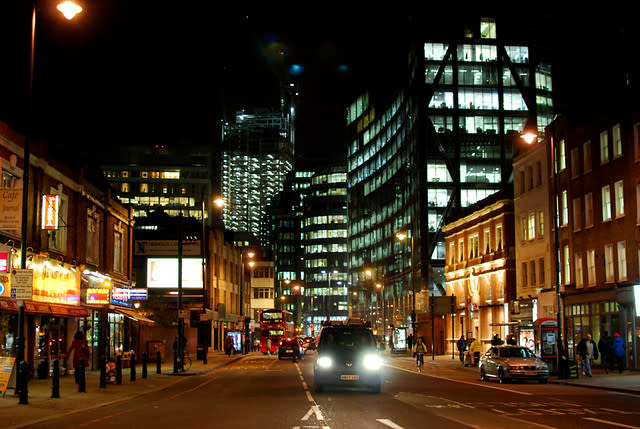 London, Shoreditch at Night