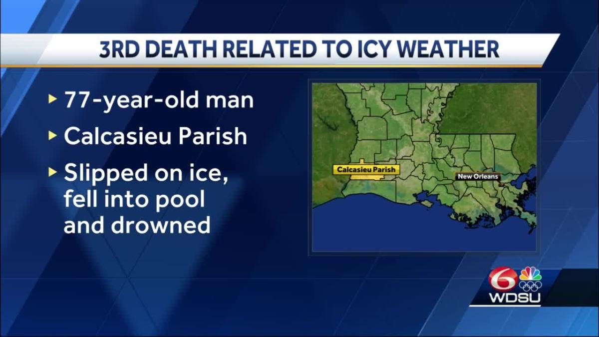 Louisiana winter storm claims three lives