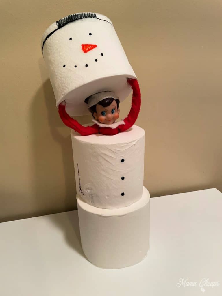 Elf on the Shelf Snowman