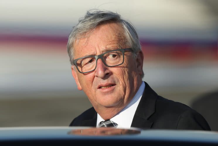 <em>Lost in translation – Jean-Claude Juncker seemed to have problems with the translation system at the G20 (Pictures: Getty)</em>