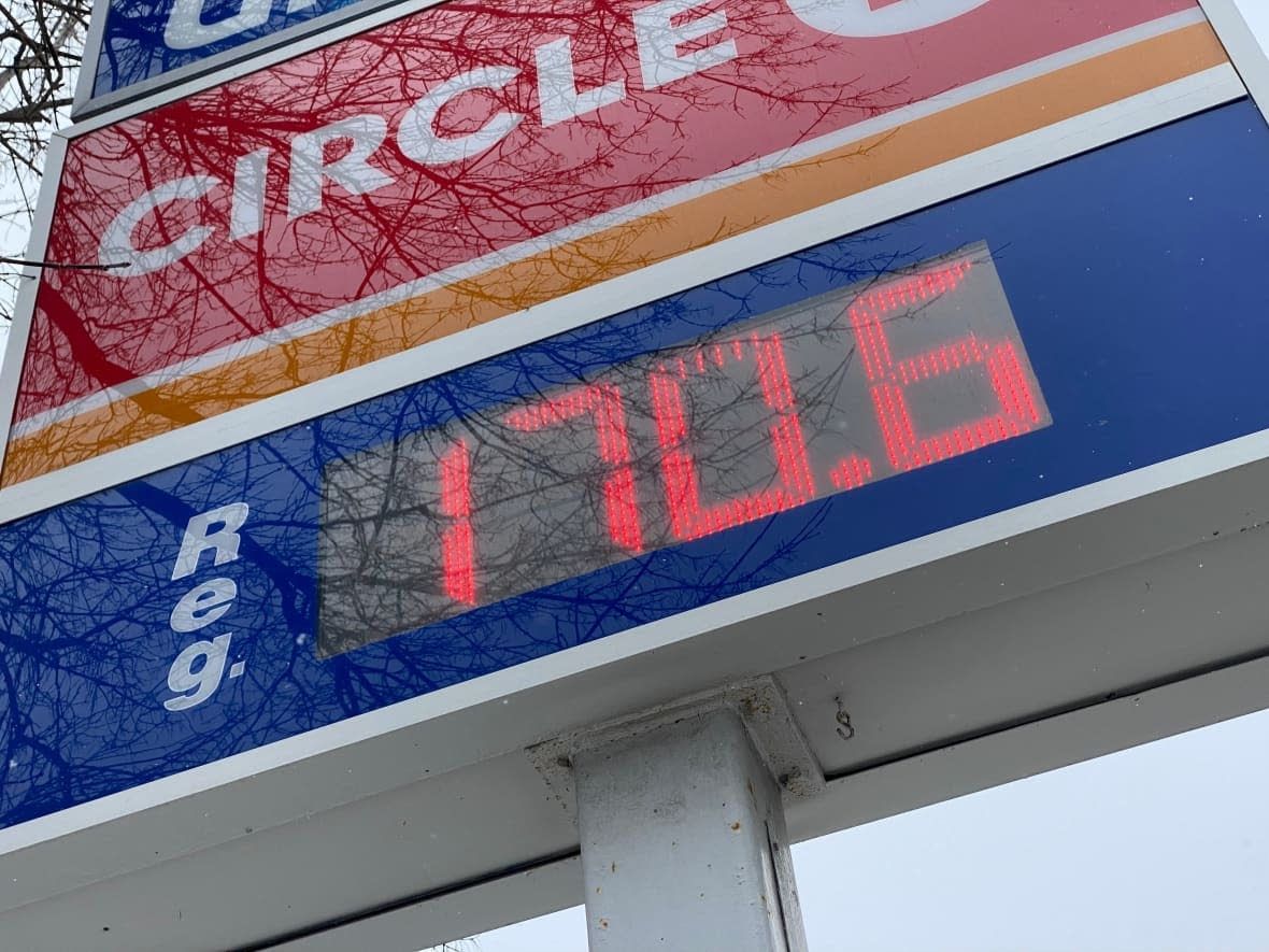 The price for a litre of gas at this Ultramar station in Ottawa's Vanier area topped the $1.70 mark last week. Fuel prices have soared due to Russia's invasion of Ukraine, and that has local businesses considering raising their prices to compensate. (Buntola Nou/CBC - image credit)