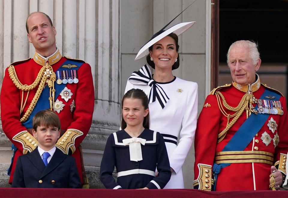 Kate Middleton and King Charles appeared close at last weekend’s Trooping the Colour. (AP)