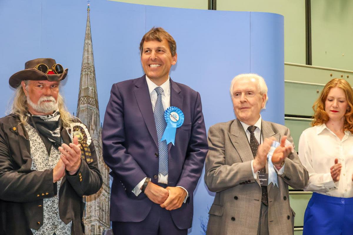 John Glen has been re-elected as the MP for Salisbury <i>(Image: Spencer Mulholland)</i>