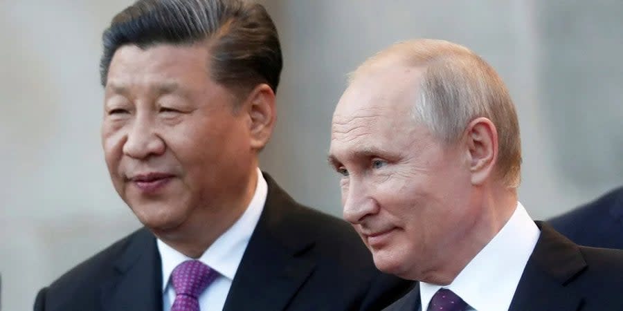 In the photo: Chinese leader Xi Jinping and Russian dictator Vladimir Putin