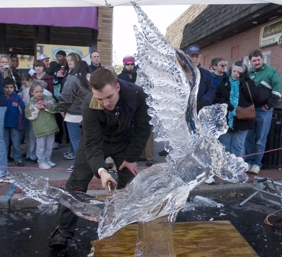 The Mount Holly Fire & Ice Festival is back again for another year of sculpting and chili sampling.