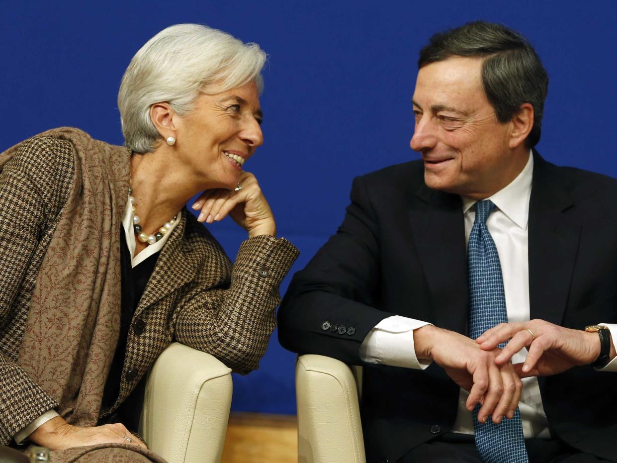Lagarde Draghi