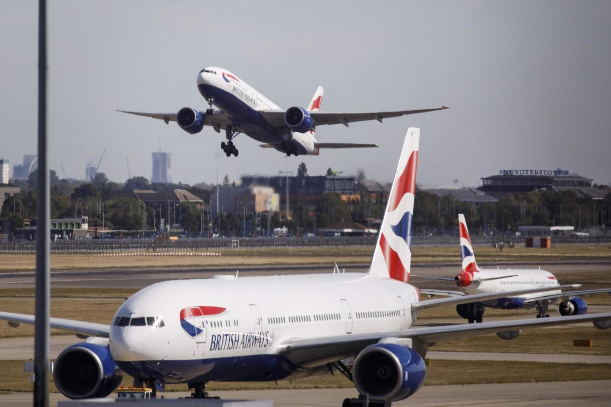 Passengers were oblivious to the last-minute Mayday call two minutes before the flight touched down: AFP via Getty Images