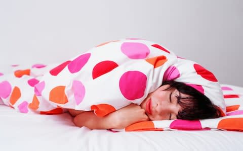 Teenagers need nine hours sleep a night, uninterrupted - Credit:  Corbis