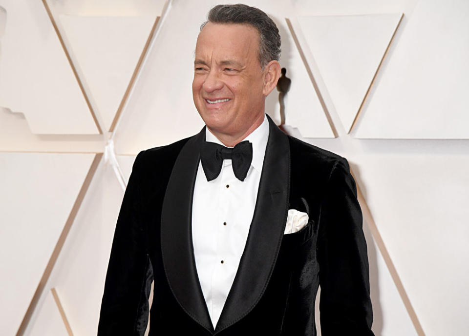 Tom Hanks at the academy awards