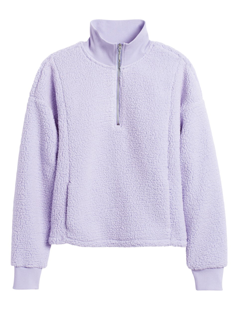 Banana Republic Sherpa Fleece Half-Zip Sweatshirt