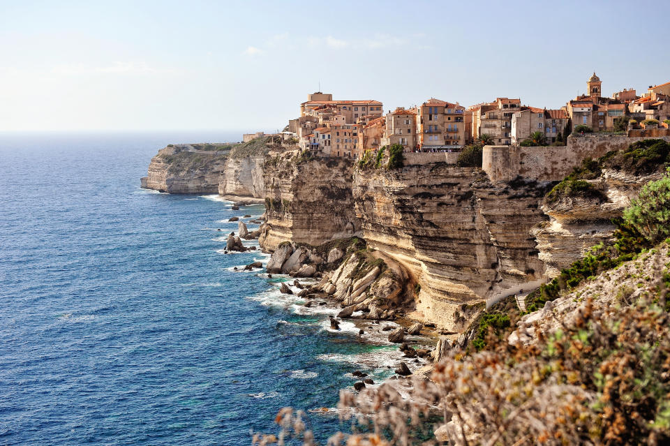 <p>This mountainous isle in the Med will be easier to access than ever, thanks to new direct flights from the UK with the country’s national carrier, Air Corsica. It is the first time the airline has scheduled flights in the UK – and its nine weekly flights out of London Stansted will take off in May. [Photo: Getty] </p>