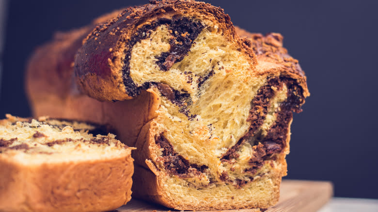 bread with chocolate