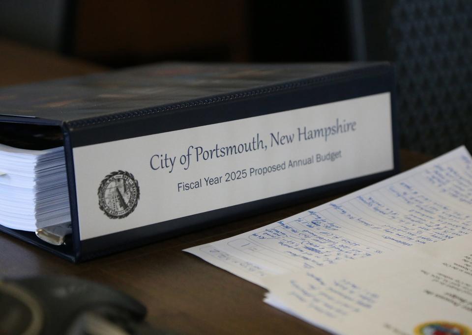 Portsmouth's annual budget press conference with Portsmouth City Manager Karen Conard took place May 3, 2024.