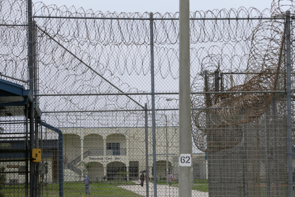 Florida Prisoner Shower - Credit: Lynne Sladky/AP Photo