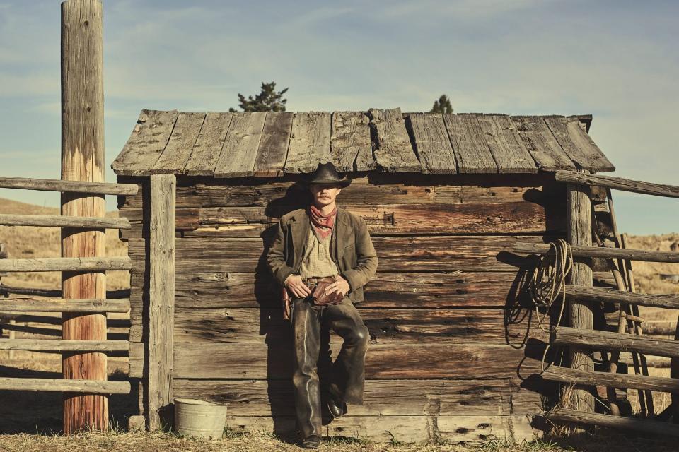 Brian Geraghty as Zane in 1923, streaming on Paramount+ 2022. Photo credit: James Minchin III/Paramount+