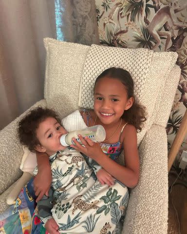 <p>Chrissy Teigen/Instagram</p> Luna and Wren Stephens