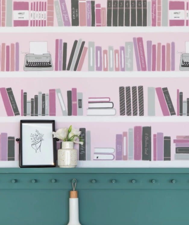 This Removable Wallpaper Was Made for Book Lovers