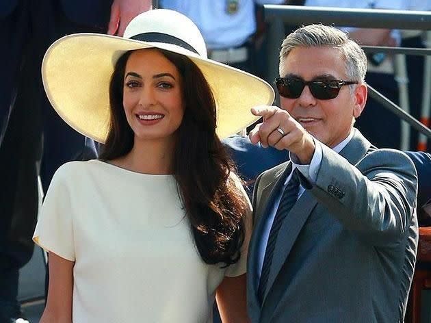 George and Amal married in late 2014 in Italy, the country we now know is where they met. Source: Getty